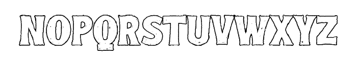 Street Culture Outline Font LOWERCASE