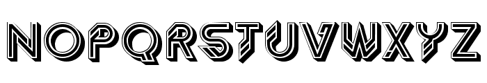 Street Intruder Regular Font UPPERCASE