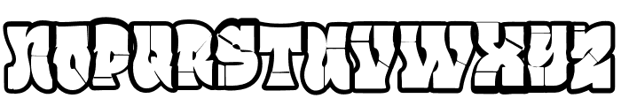 Street Lord Outline Font UPPERCASE