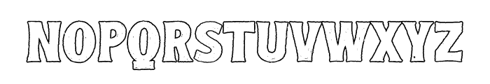 StreetCulture-Outline Font LOWERCASE