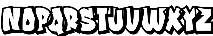StreetDrips-Extrude Font UPPERCASE