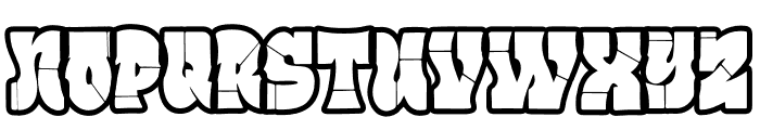 StreetLord-Outline Font UPPERCASE