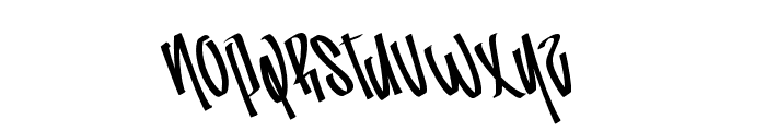 StreetWars Font LOWERCASE