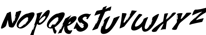 Streetart Italic Font LOWERCASE