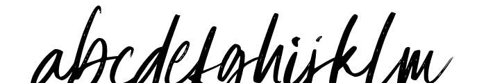 Streetella Italic Font LOWERCASE