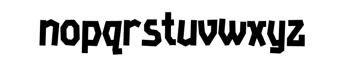 Streetwall Font LOWERCASE