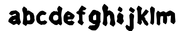 Streetwarx Regular Font LOWERCASE