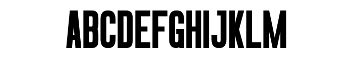 Strength Regular Font UPPERCASE