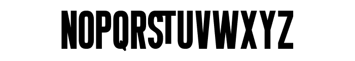 Strength Regular Font UPPERCASE