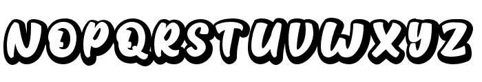 Strezy Break Shadow Font UPPERCASE