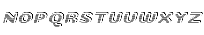 StricktlyStripedITALIC-BOLD Font UPPERCASE