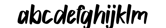 Stright Lunch Font LOWERCASE