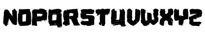 Strike Back Regular Font UPPERCASE