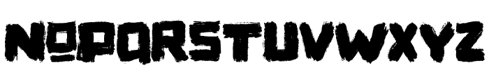 Strike Back Regular Font LOWERCASE