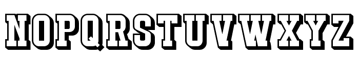 StrikeCatch-Extrude Font UPPERCASE