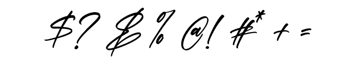 String Signature Font OTHER CHARS