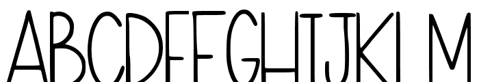 Stringbean Regular Font UPPERCASE