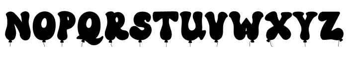 StripeBalloon-5 Font LOWERCASE