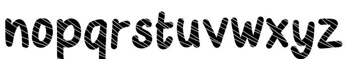 Stripetastic Regular Font LOWERCASE