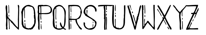 StrippedNew Regular Font UPPERCASE