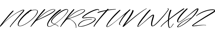 Strokeline Monogram Italic Font UPPERCASE