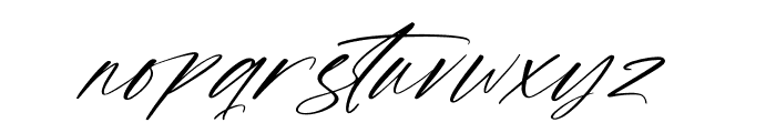 Strokeline Monogram Italic Font LOWERCASE