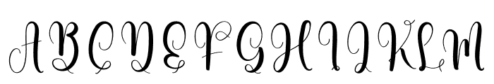 Stroller Font UPPERCASE