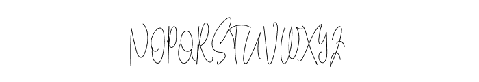 Stromeria Font UPPERCASE