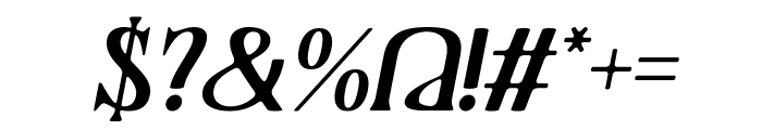 Strong Bonds Italic Font OTHER CHARS