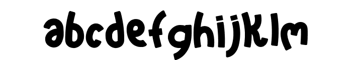 Strong Girl Regular Font LOWERCASE