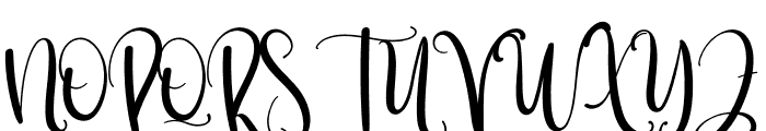 Strong Signature Font UPPERCASE