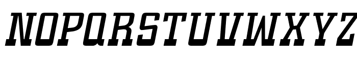 Strong Team Thin Italic Font UPPERCASE