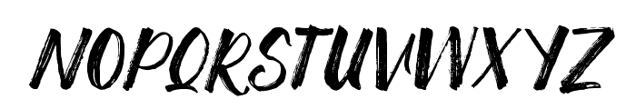 StrongBrush Font UPPERCASE