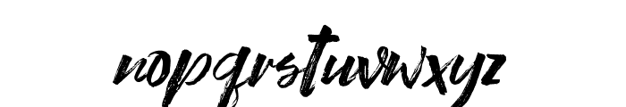 StrongBrush Font LOWERCASE