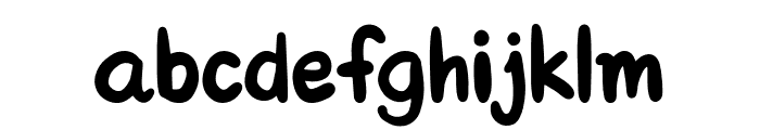 StrongCute01 Font LOWERCASE