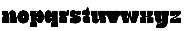 StrongDisplay-CondRounded Font LOWERCASE