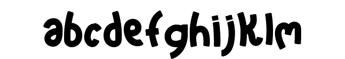 StrongGirl-Regular Font LOWERCASE
