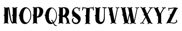 StrongRumble-Regular Font UPPERCASE