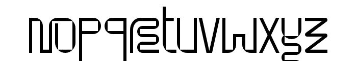 Structures Condensed Light Font LOWERCASE