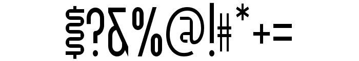 Structures Condensed Regular Font OTHER CHARS