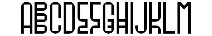 Structures Condensed Regular Font UPPERCASE