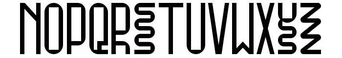 Structures Condensed Regular Font UPPERCASE