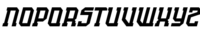 Stryked-BoldItalic Font LOWERCASE