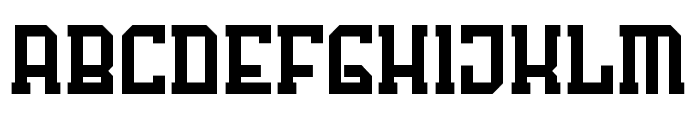 Stryked-Bold Font LOWERCASE