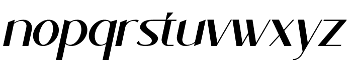 Sttacher Italic Font LOWERCASE