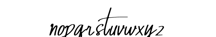 Sttiiyaa Hiillsa Italic Font LOWERCASE