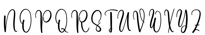 Stubby Font UPPERCASE