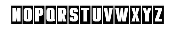 Student Rectangle Font UPPERCASE