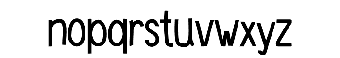 Student Spring Font LOWERCASE