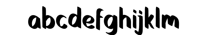 Student Font LOWERCASE